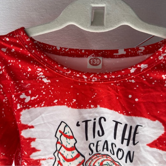 Amazon Christmas Holiday Tree Boutique Flare Bottom Set / Size 130 (6/7) - Picture 2 of 4